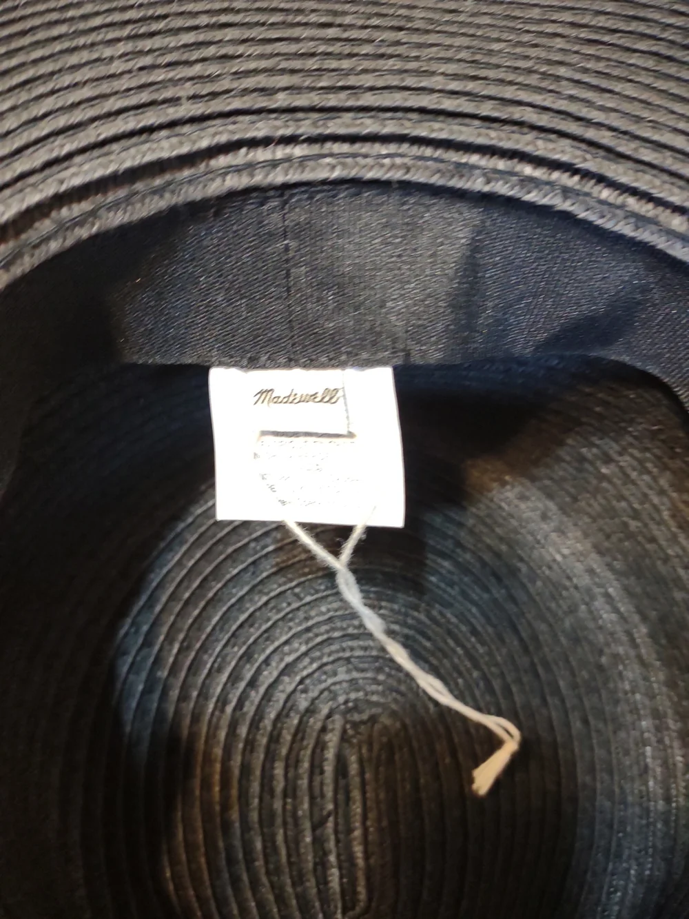 Madewell Black Boho Sun Hat